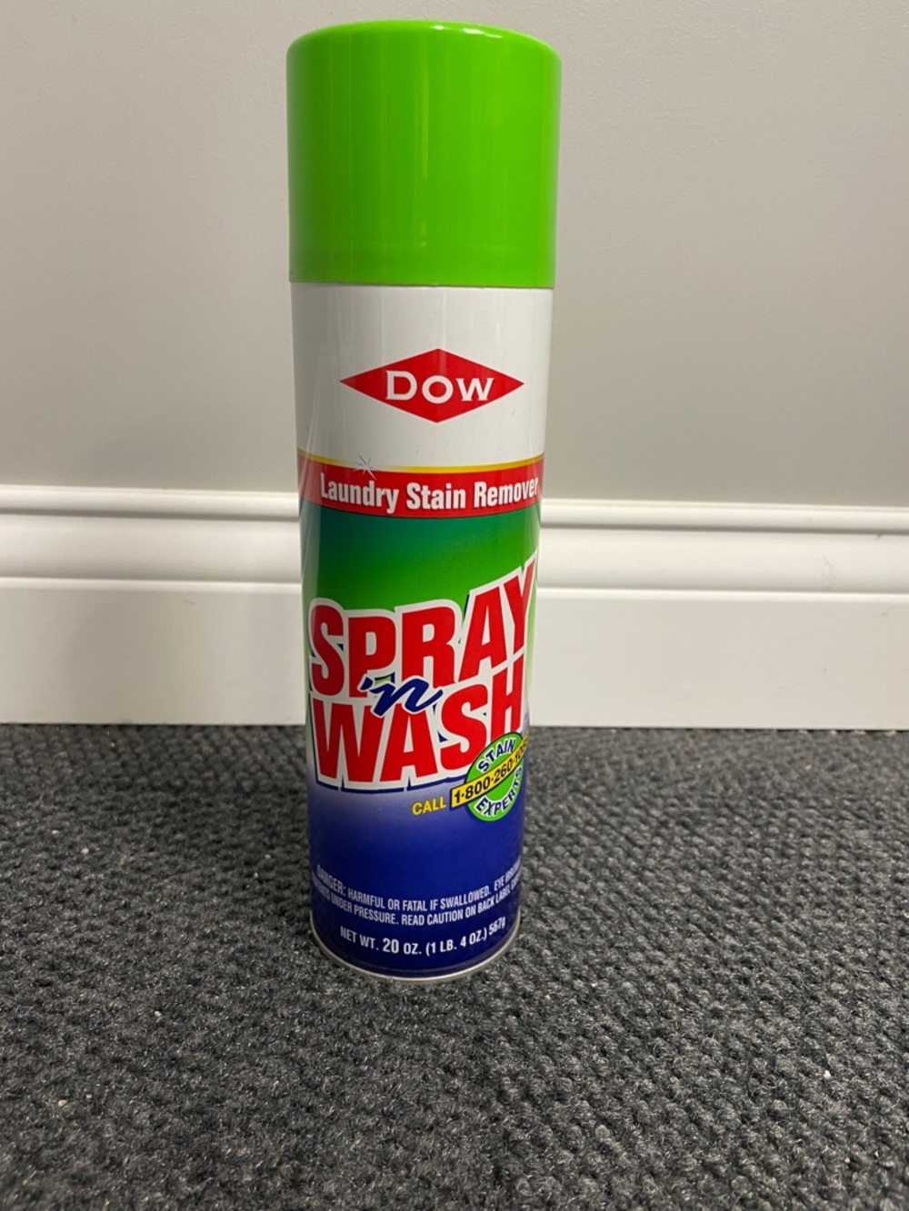 NOS NEW Dow Spran 'N Wash aerosol stain remover 1995